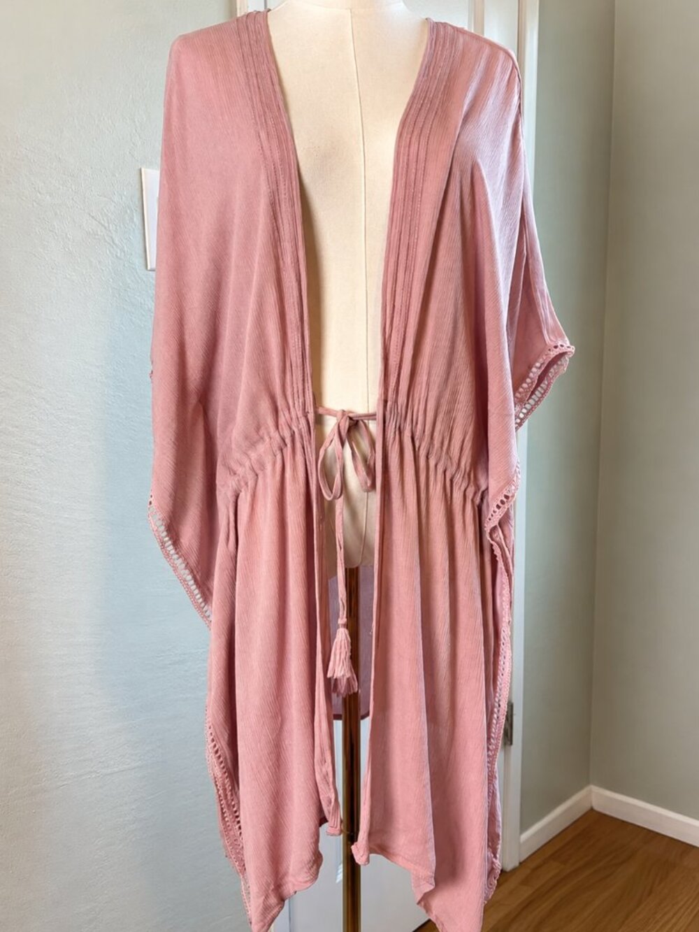 Bundle 2/$30! Treasure & Bond Dusty Rose Pink Swim Coverup Kimono